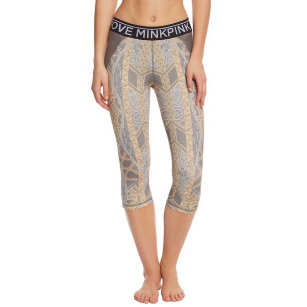 MINKPINK Move Vinyasa Capri Leggings M